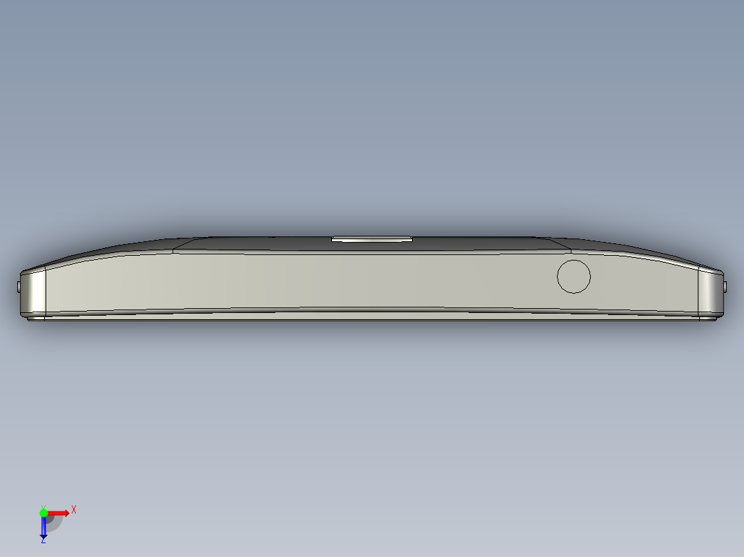 oneplus one体积模型catia stp igs 12(1)俯视图