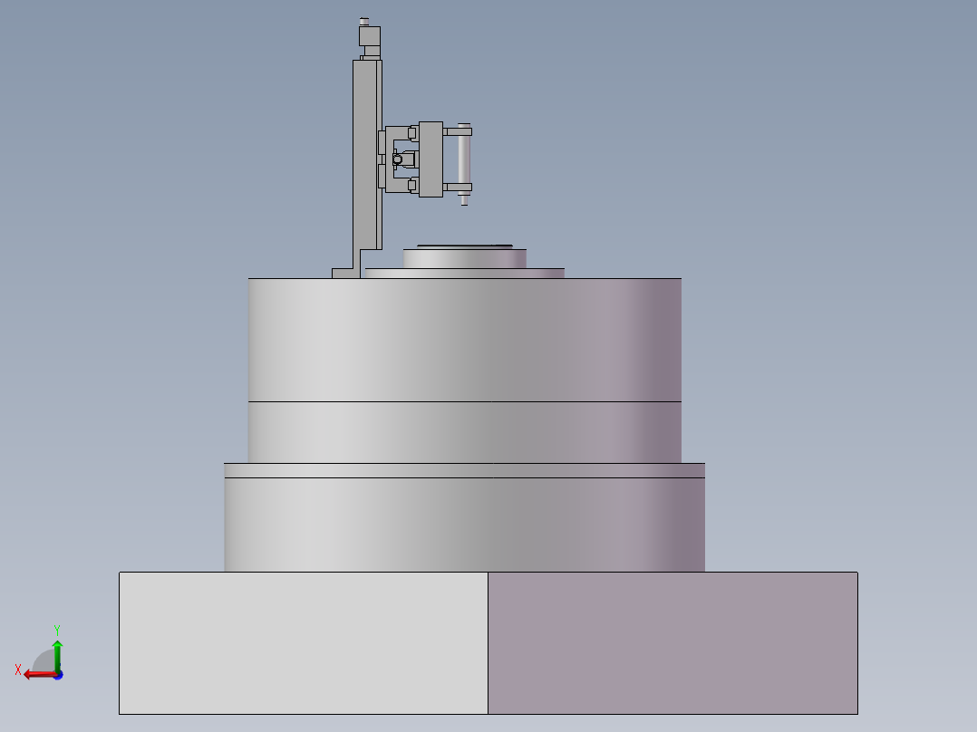 滚动轴承接触角测量仪70后视图