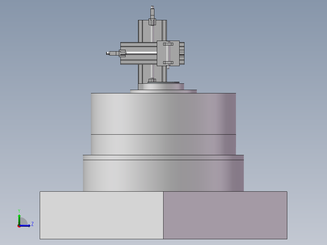滚动轴承接触角测量仪70左视图