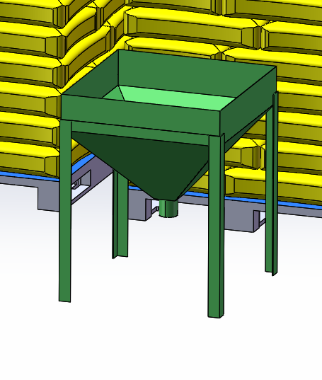 龙门架机械手料包清刷拆包方案