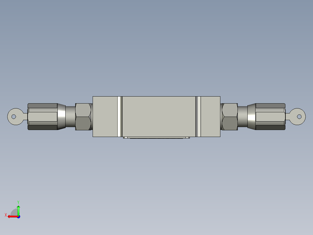 Z2FS10叠加式双向节流阀J后视图