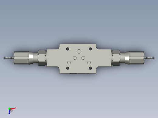 Z2FS10叠加式双向节流阀J俯视缩略图