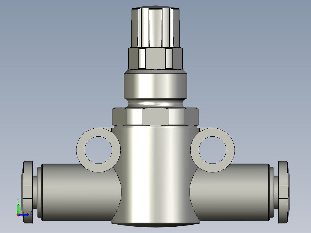 中间调速接头GR-QS-4FESTO左视图