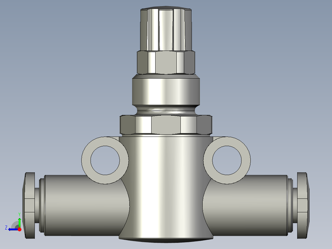 中间调速接头GR-QS-4FESTO右视图