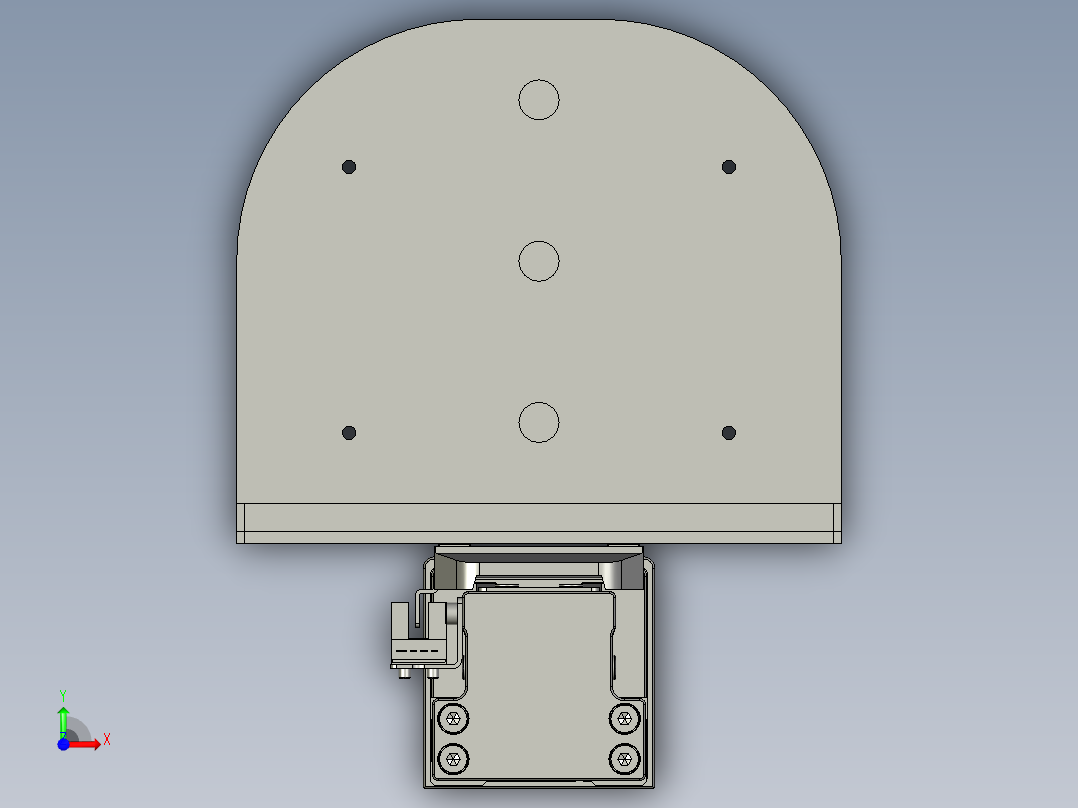 LEFS32A-600B-R5AN3-(SMC)-机器人升降1前视图