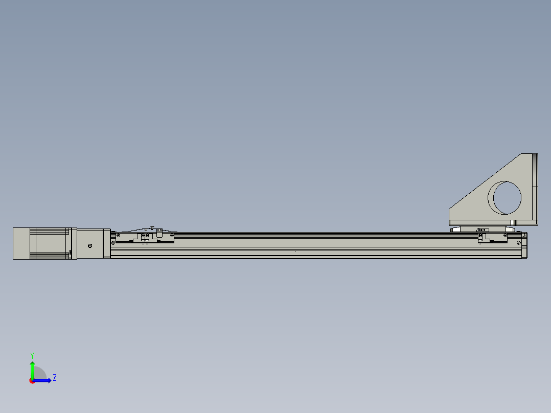 LEFS32A-600B-R5AN3-(SMC)-机器人升降1左视图