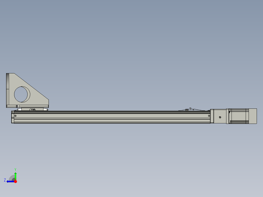 LEFS32A-600B-R5AN3-(SMC)-机器人升降1右视图