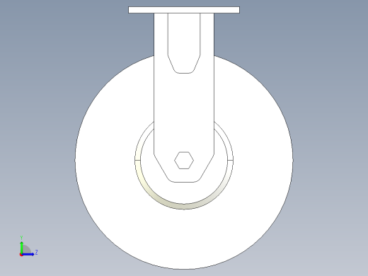 8寸-定向轮-可编辑左视缩略图