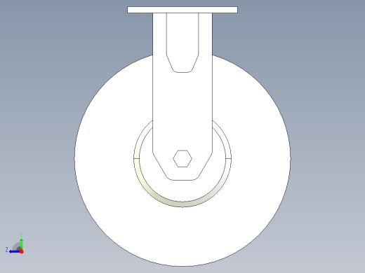 8寸-定向轮-可编辑右视缩略图