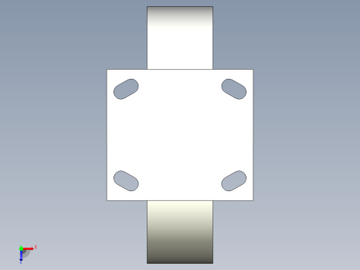 8寸-定向轮-可编辑俯视缩略图