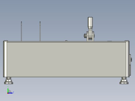 平装胶订机的刚性上封装置左视缩略图