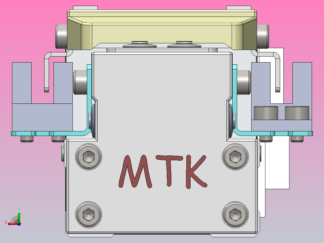 内嵌式螺杆 GTH4-100W伺服[GTH4-L5-300-BC-M100W-C2-N]丝杆滑台模组三菱马达后视图