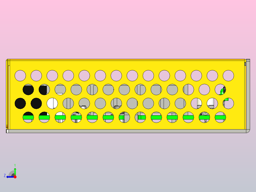 怡合达开关电源ZHH07-200-15右视图