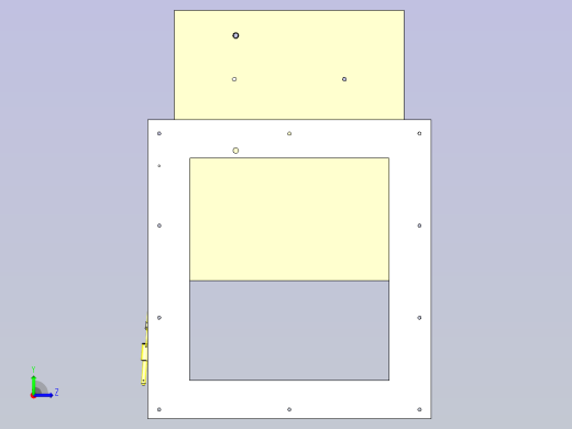 一款滑动开关门3D图模型左视缩略图