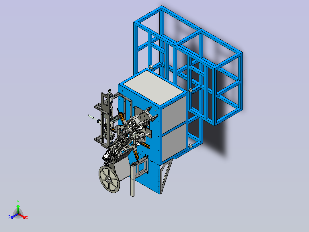 滤纸封边机主视图
