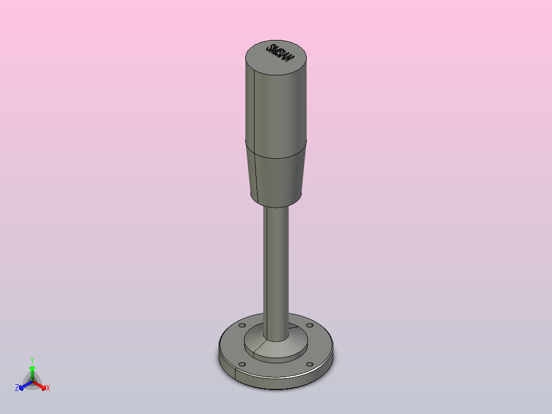 SMHHL48-288-3-220报警灯，蜂鸣器，三色灯主视图