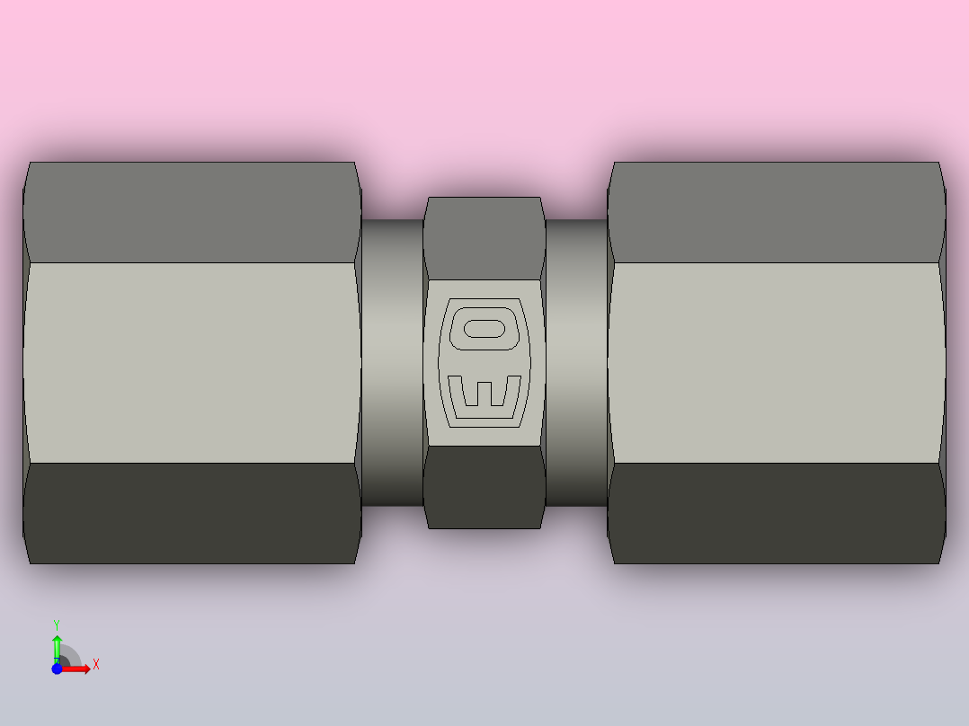 EO标准液压接头 Union G06ZSCF(1)前视图