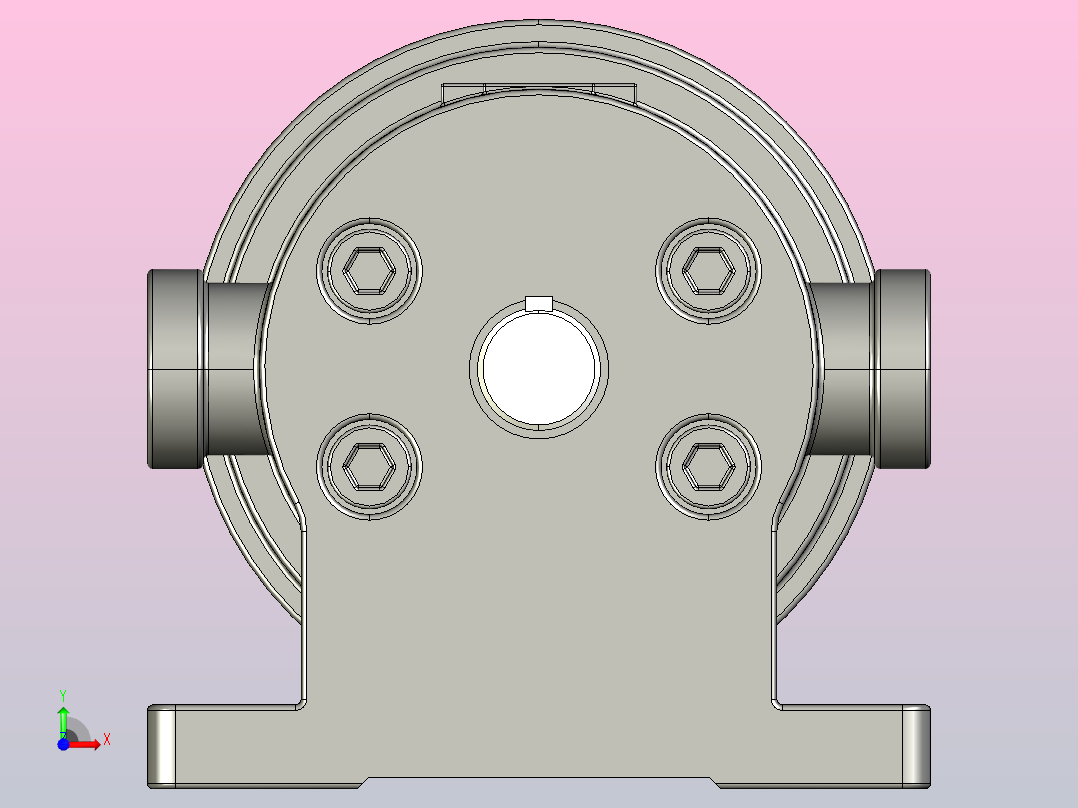 50T脚座式油泵[50-T-19-LRR]前视图