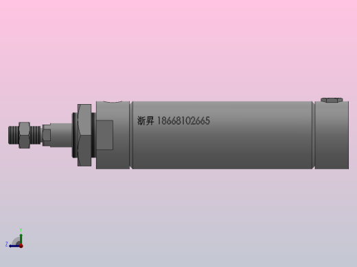 MTBL铝合金迷你气缸[MTBL40×50-SU]右视缩略图