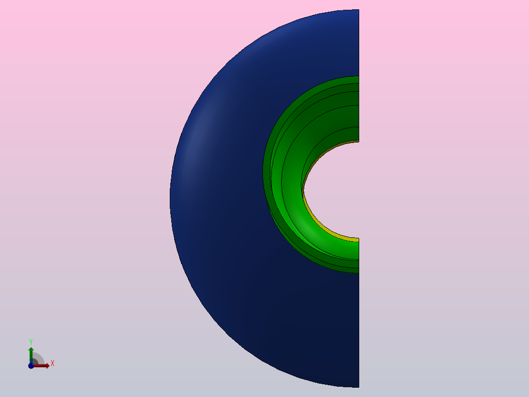 消音器管前视图