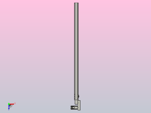 皮带直线轴半封闭可选导轨TPA-HNB-65S-90-L1450-MR-C-P10-N3俯视缩略图