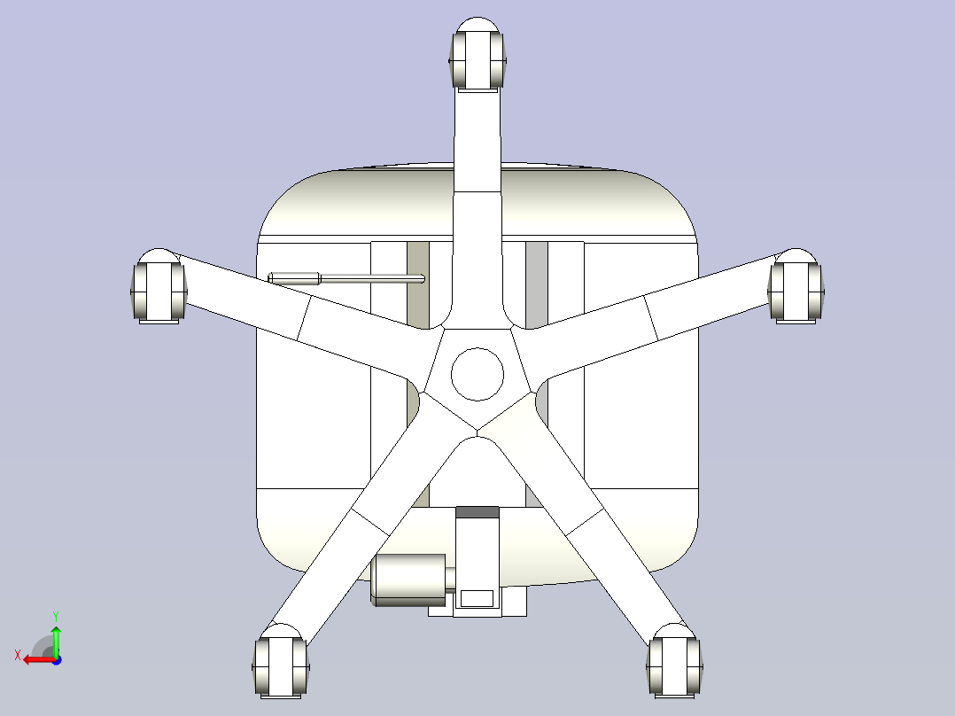 B2003209-基础旋转椅博世后视图