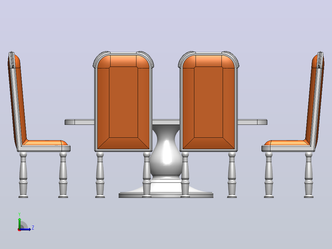 第三套餐具左视图