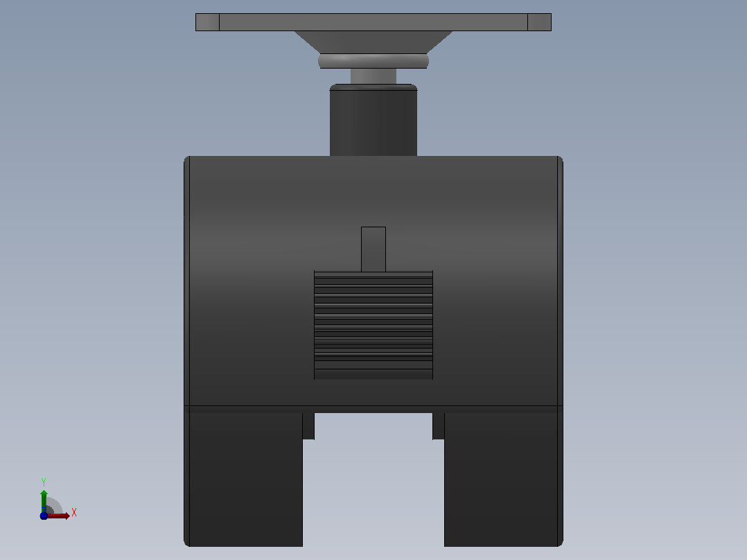 P21-01B-50-105B家具轮[P21-01B-30-105B]脚轮前视图