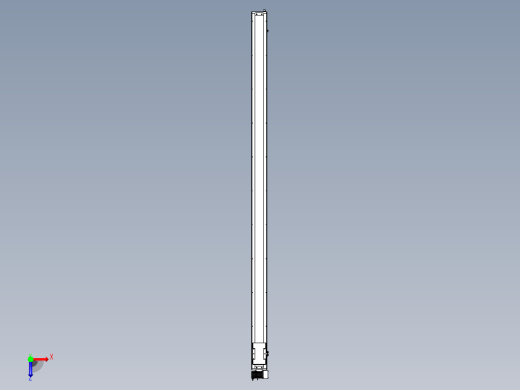 SCM14-2850-RU滚珠花健、支撑座、滚珠丝杠、交叉导轨、直线模组俯视缩略图