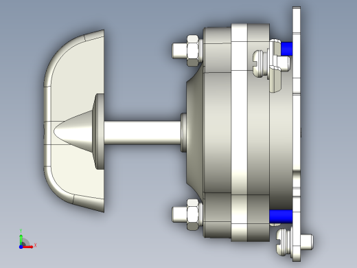 HZ10-10_1组合开关三维模型202012前视缩略图