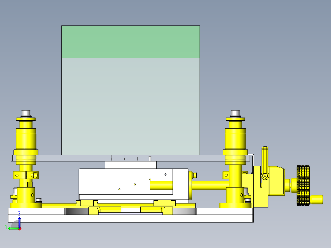 Z轴升降机构左视图