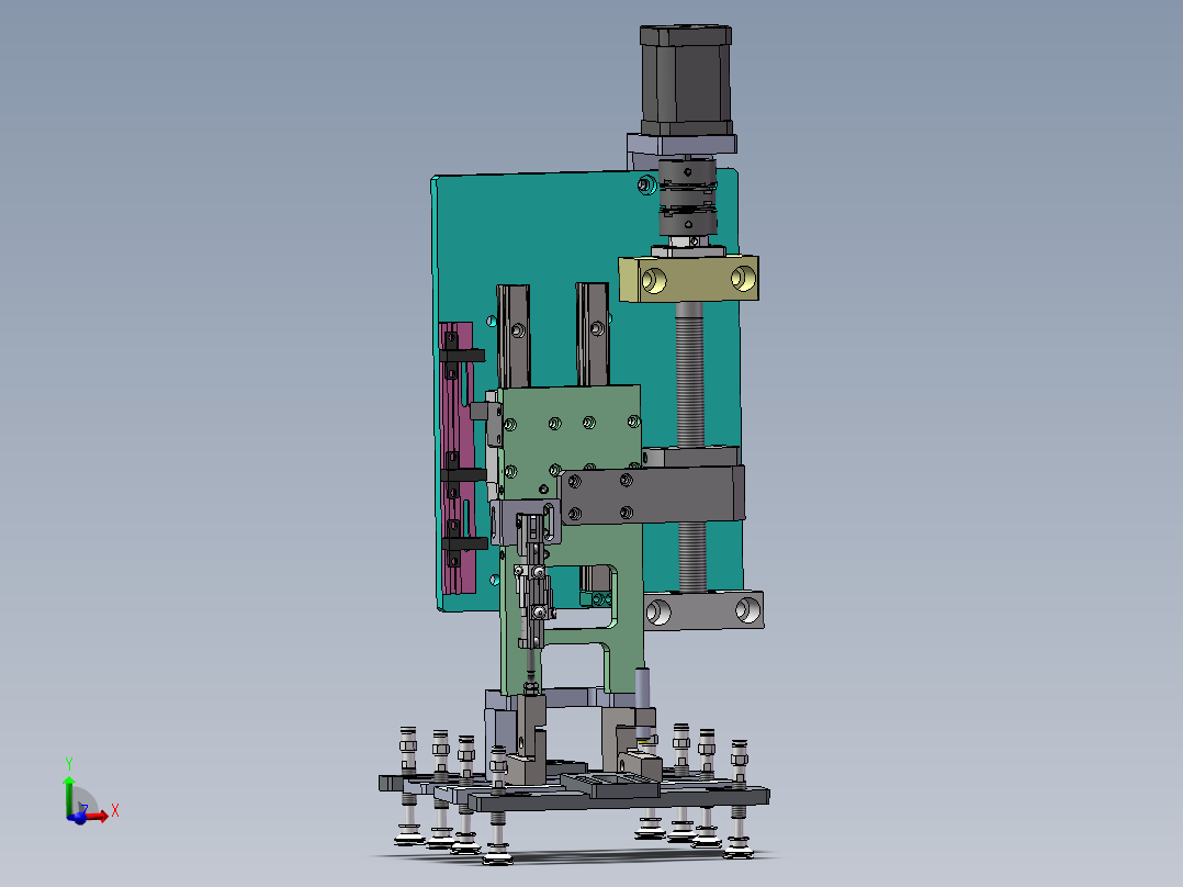 吸盘上下升降旋转组件sw18可编辑