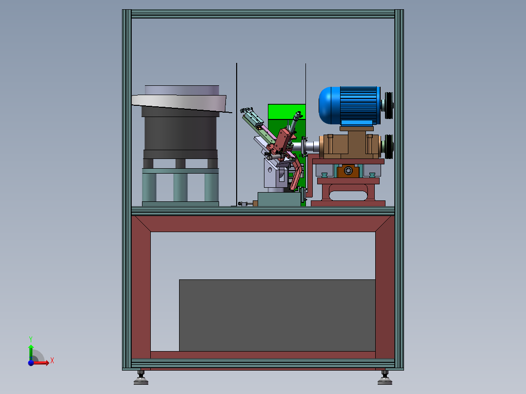 数控磨床设计模型前视图