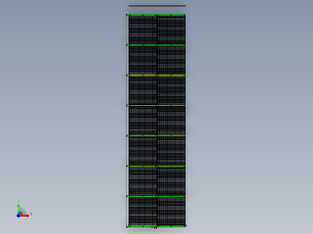 自制护栏前视图
