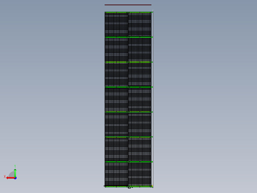 自制护栏后视图