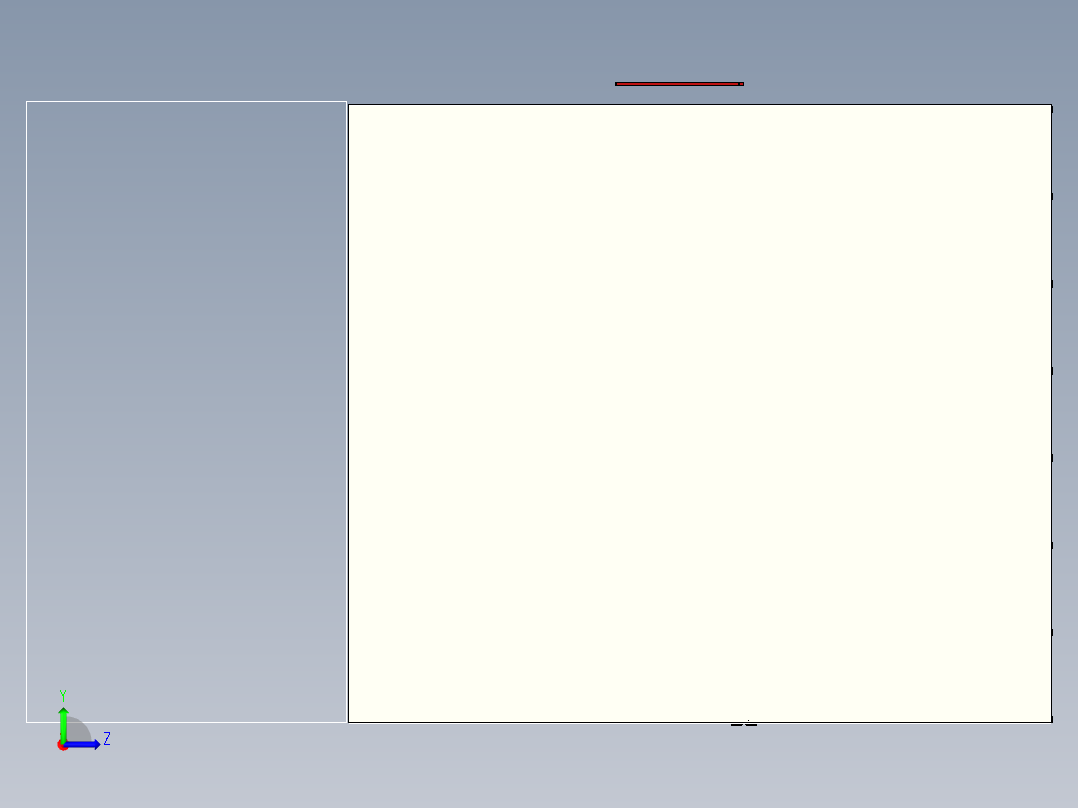 自制护栏左视图