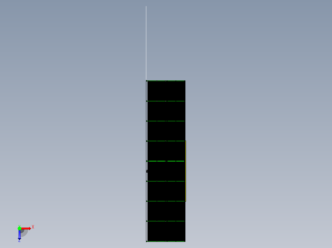 自制护栏俯视图