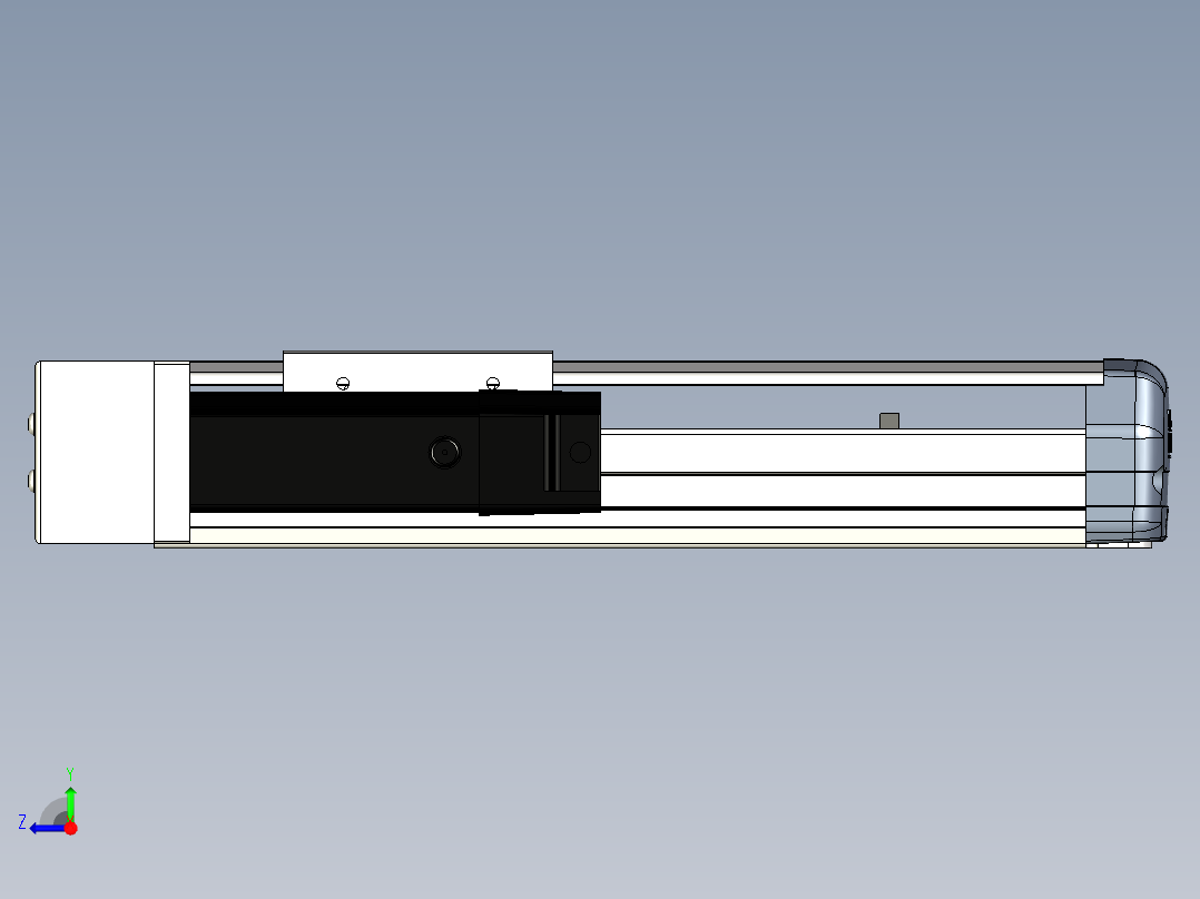 Toyo东佑达直线模组-ETH10-150-BL-100W+煞車右视图