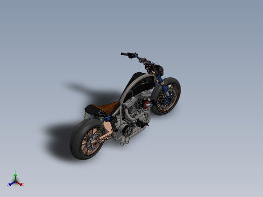 性能直升机-街道追踪器摩托车