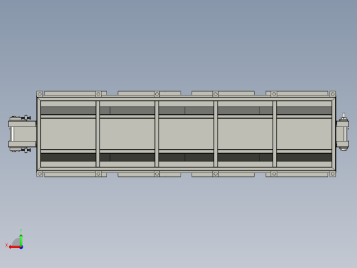 电池清洗烘干机3D数模图纸 STEP格式后视缩略图