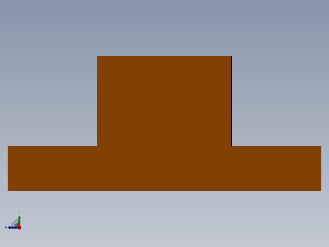 SW建模练习题-exercise 121右视图