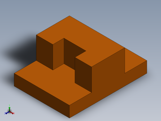 SW建模练习题-exercise 121正等轴测缩略图
