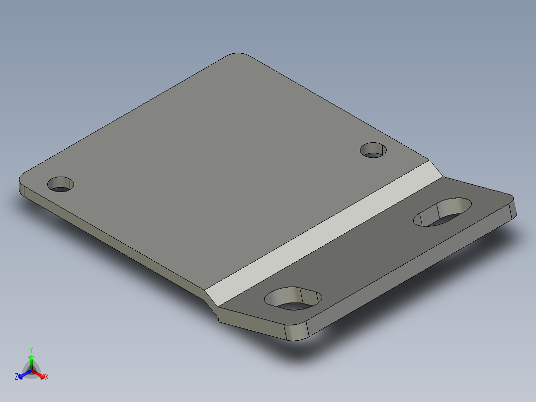 基恩士BL-600bracket_2_kc图纸模型主视图