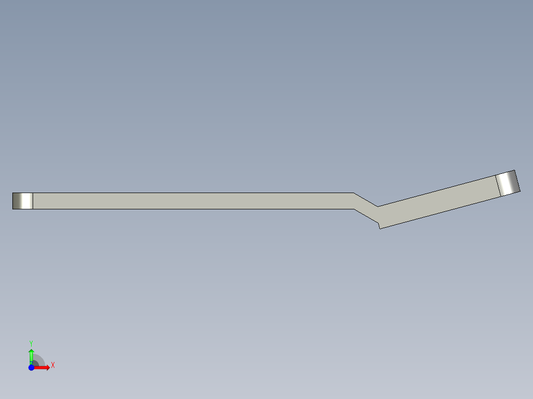 基恩士BL-600bracket_2_kc图纸模型前视图