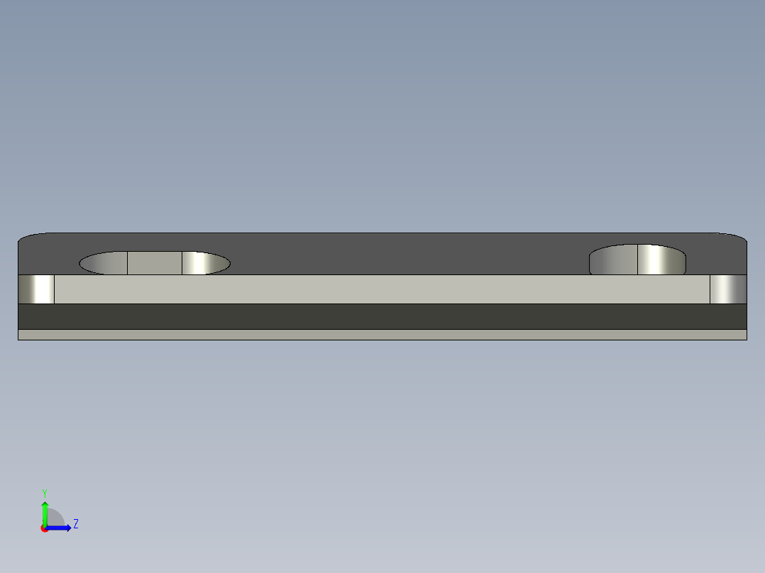 基恩士BL-600bracket_2_kc图纸模型左视图