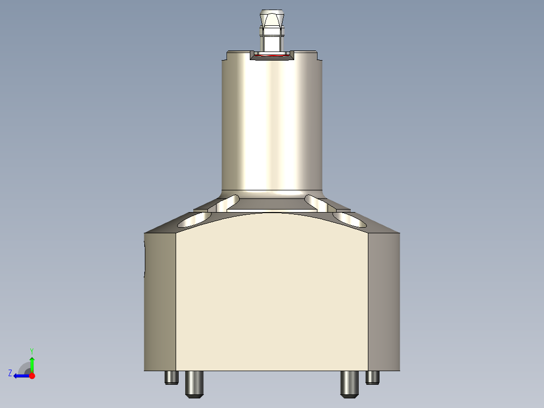 KOSMEKSFA1000-G0N-060-H70多系列多零件图纸模型多系列多零件图纸模型右视图