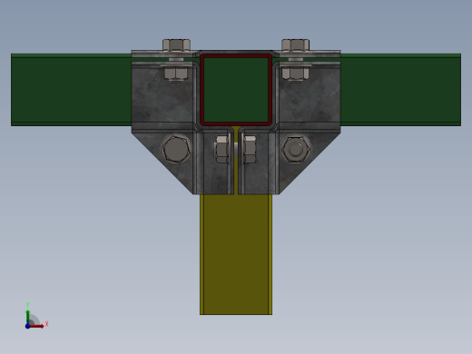 方管连接固定前视缩略图