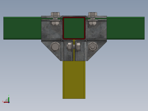 方管连接固定后视缩略图