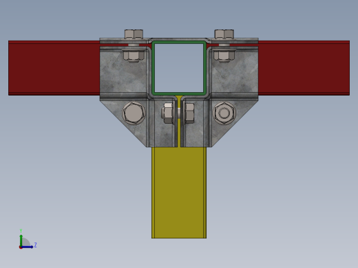 方管连接固定左视缩略图