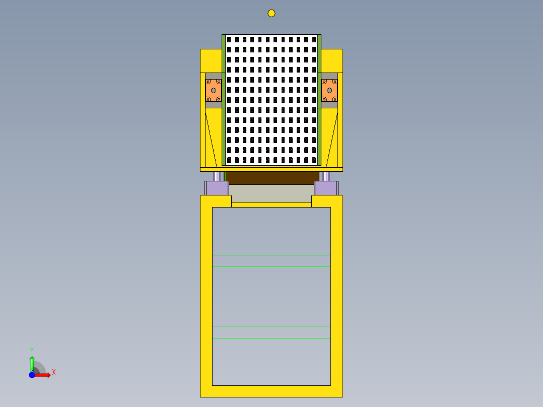 取茧机模型前视图